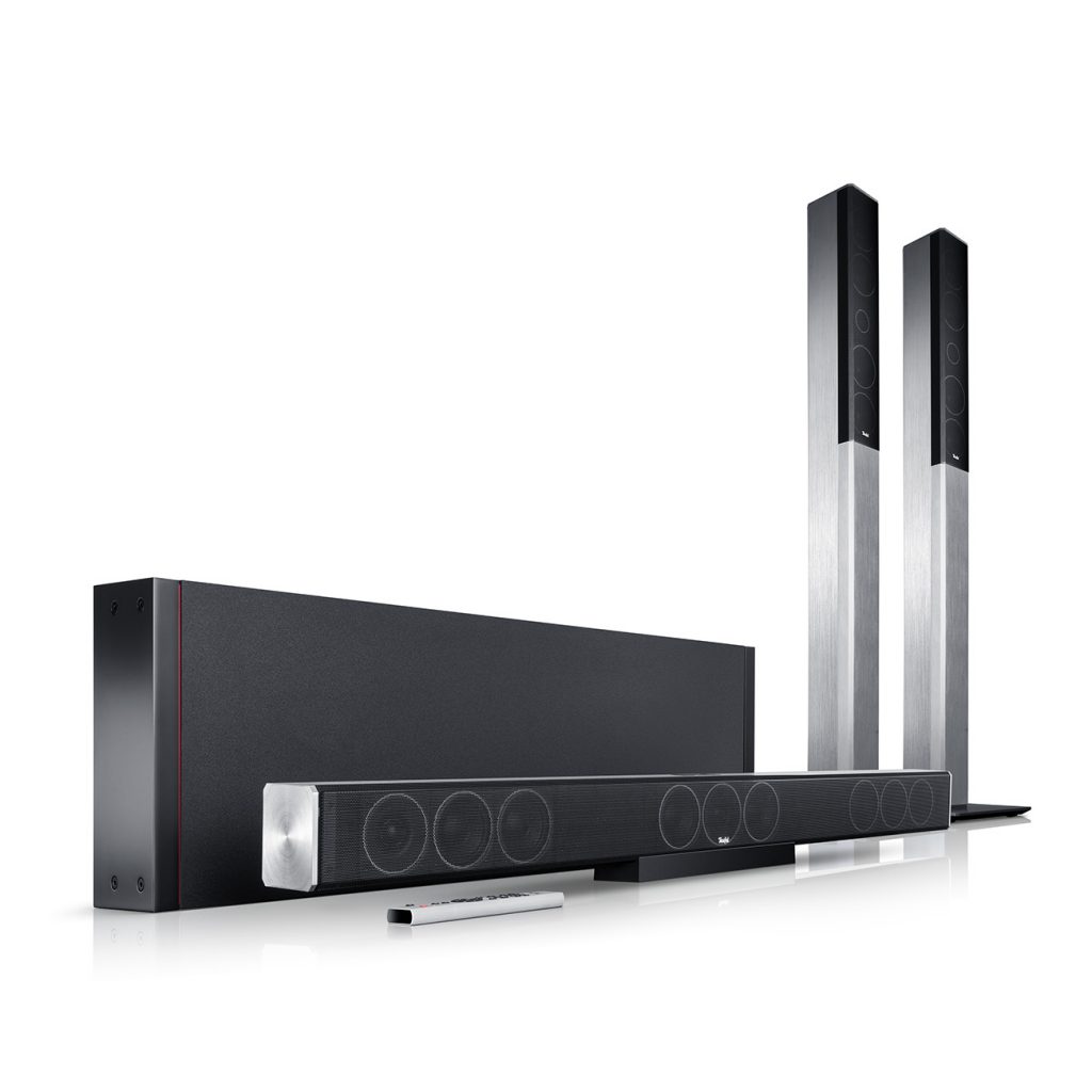 Teufel Cinesystem Trios Cinebar Cinesystem Trios im 5.1 Set mit kabellosen Rear-Lautsprecher