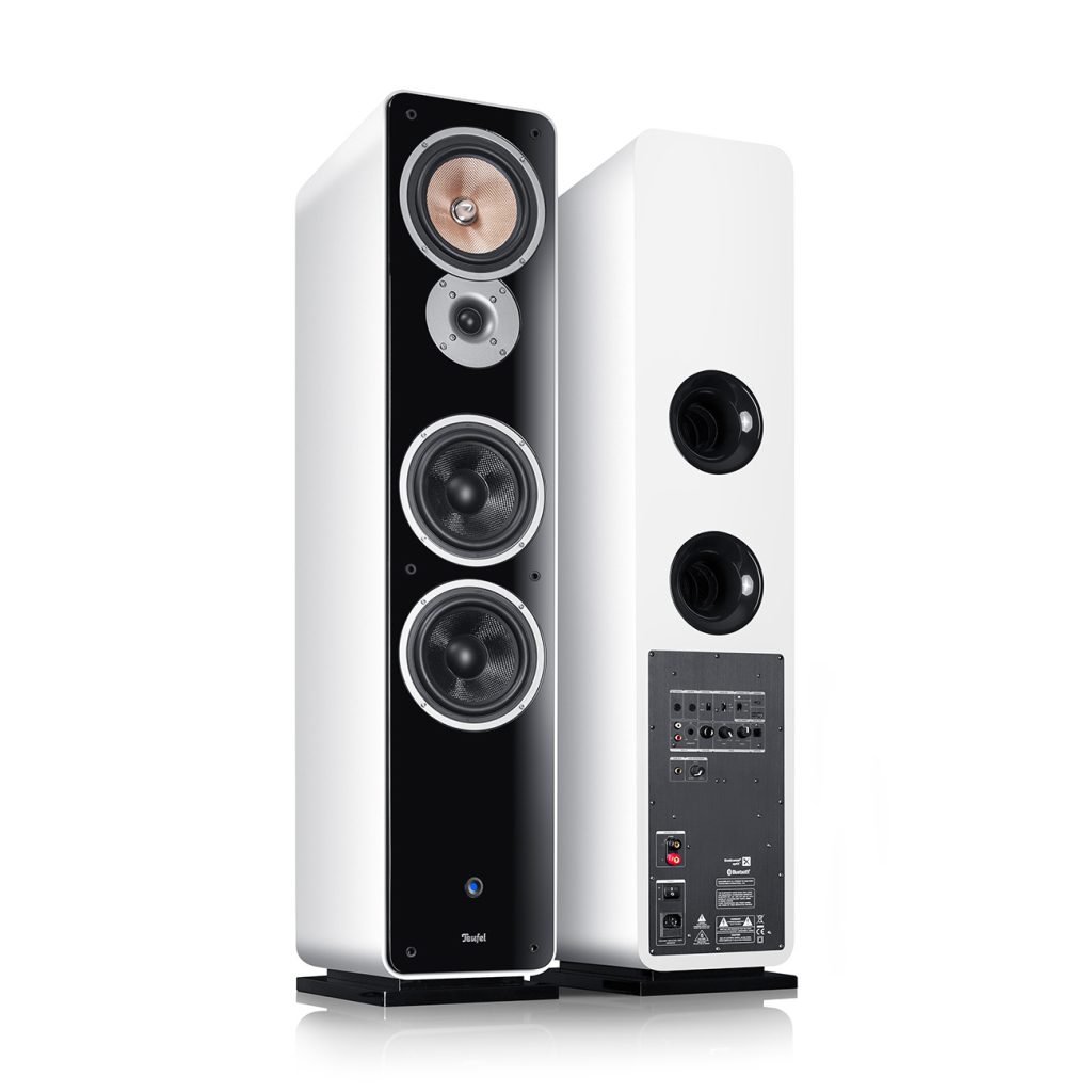 Ultima 40 Aktiv - Aktive Stereo-Standlautsrecher Ultima 40 Aktive Stereo-Standlautsprecher in weiß