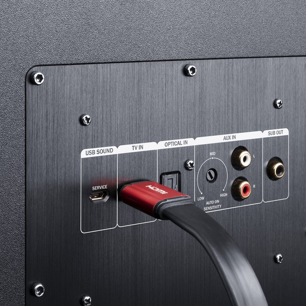 Close up of HDMI port for the Ultima 40 active