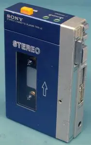 timeline of the Sony Walkman