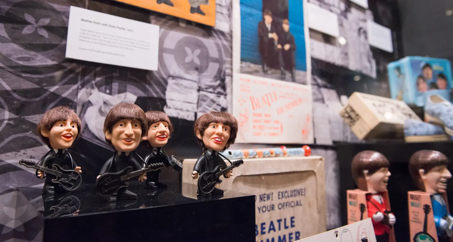 The Bealtes appear on the Ed Sullivan Show