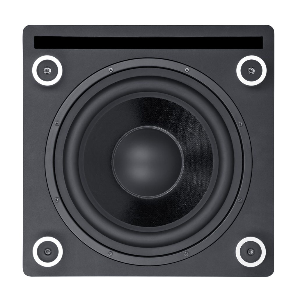 Teufel gebruikt voor de subwoofers vaak het downfire principe