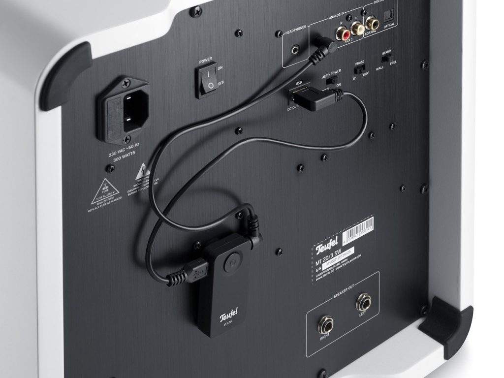Angeschlossener Audio-Adapter für Bluetooth BT Link