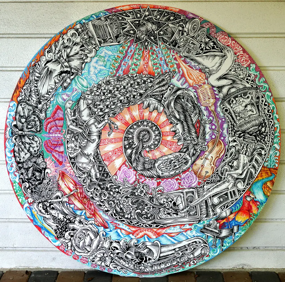 Circle + square by Marlon Pruz