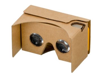 Google cardboard virtual reality glasses