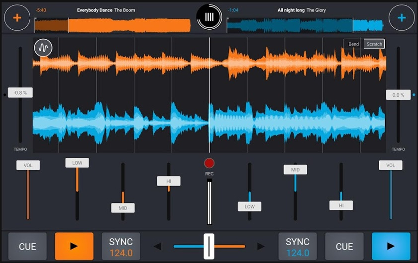 DJ app Cross DJ Pro