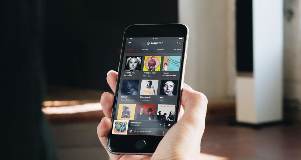 A screenshot of a streaming app