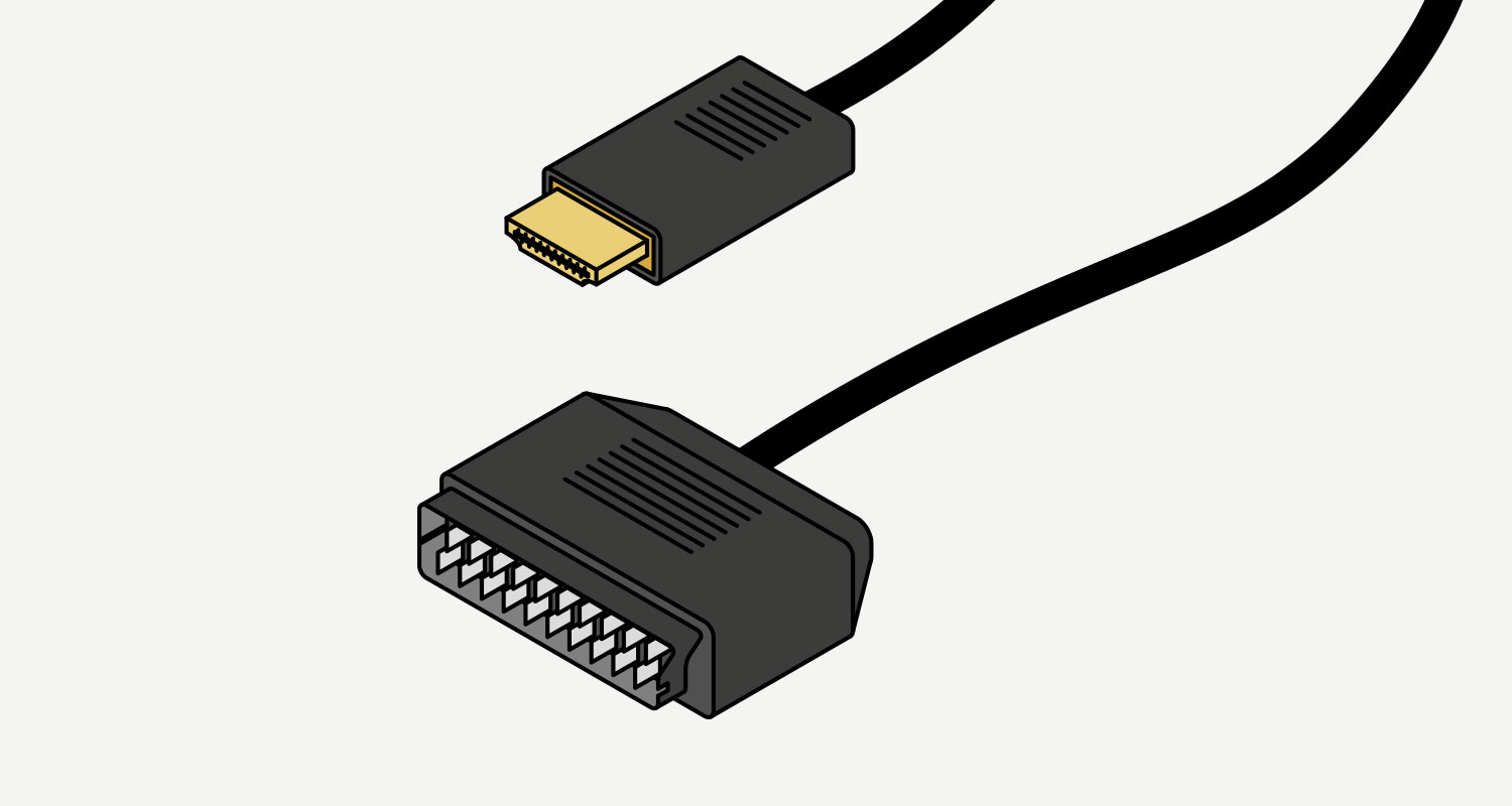 HDMI naar SCART