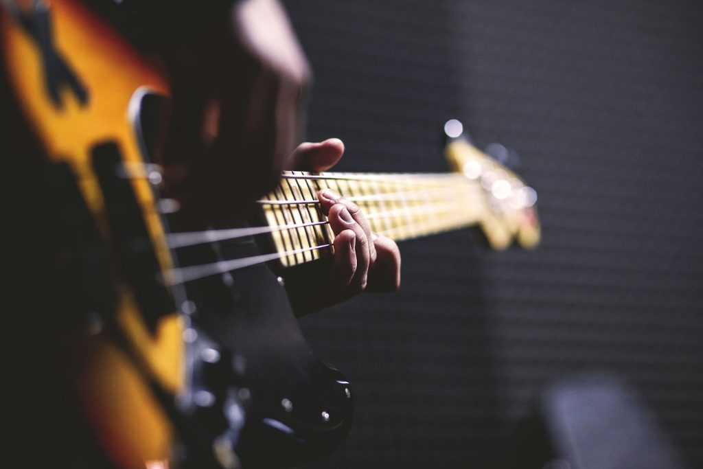 A Fender Electric Bass